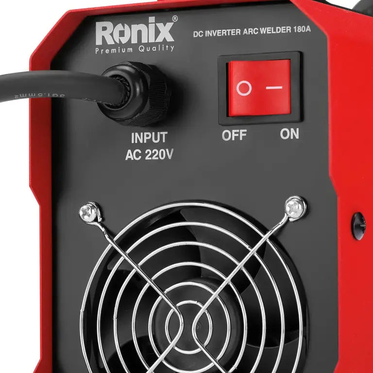 ماكينة لحام 180 امبير من RONIX ماكينة لحام 180 امبير من RONIX