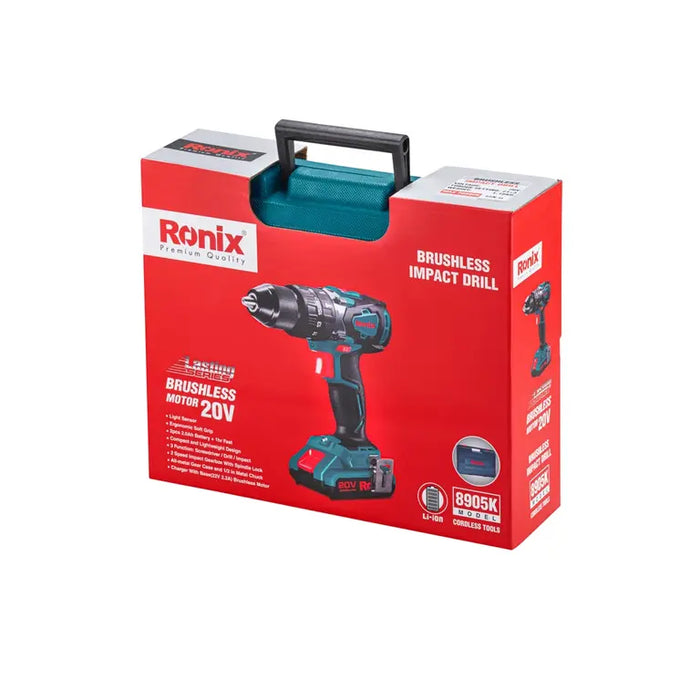 دريل شحن 20V ثقيل من RONIX