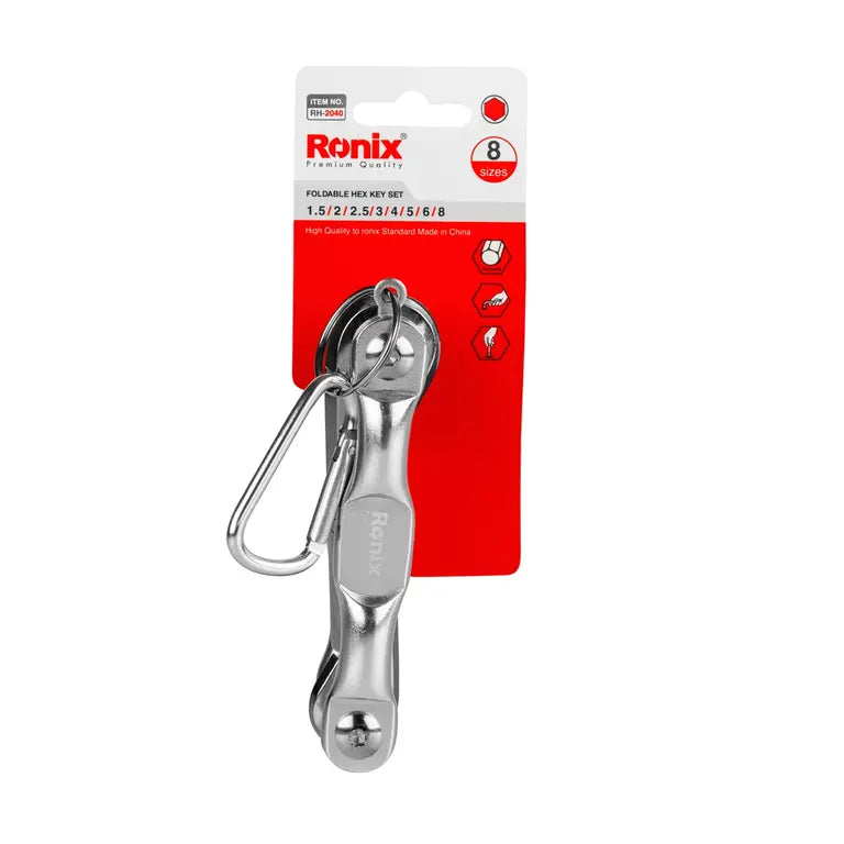 طقم الن كي كروم طوي (8) RONIX RH-2040 طقم الن كي كروم طوي (8) RONIX RH-2040