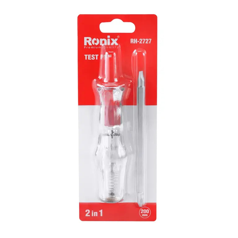 مفك تستر شفاف 200ملم من RONIX مفك تستر شفاف 200ملم من RONIX