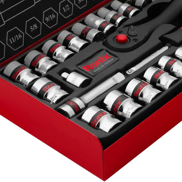 طقم بوكس علبة حديد(40) من RONIX