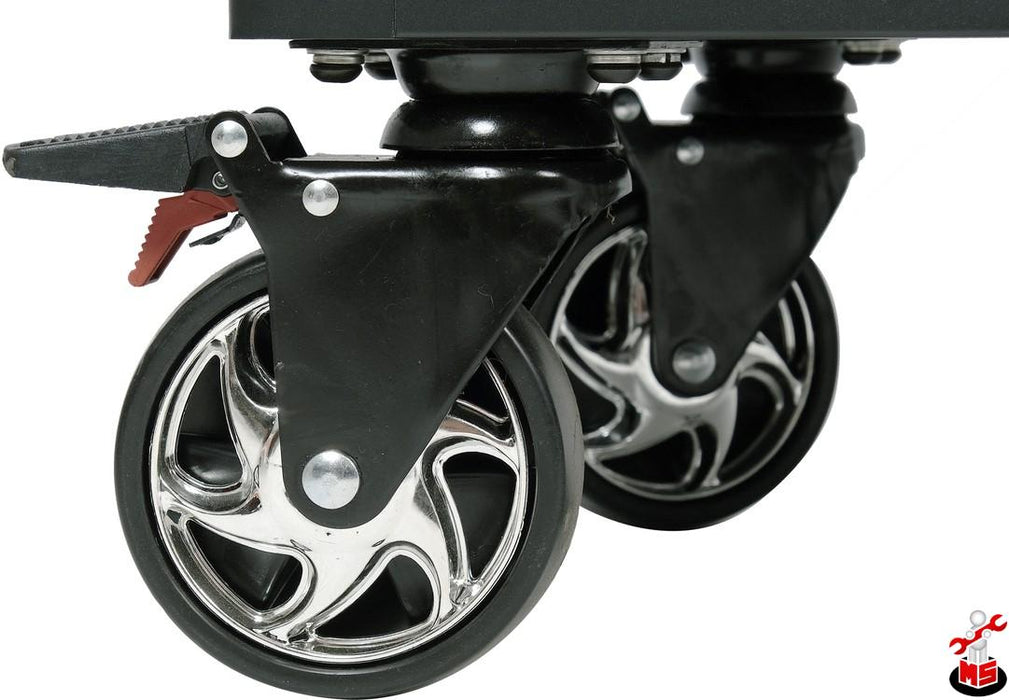 عربة أدوات بعجلات مع  وقفل الكتروني من ياتو Bata shop