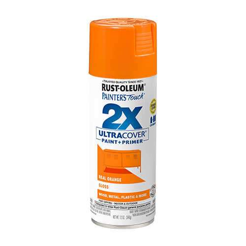 دهان رش 2X ألترا كوفر برتقالي حقيقي تغطية من RUST-OLEUM