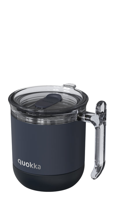 كوب كوكا الحراري ستانلس -تكنولوجيا عدم السقوط- لون أسود 260 مل