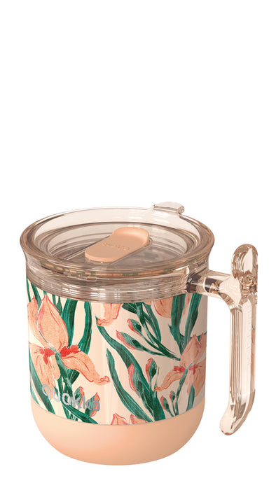 كوب كوكا الحراري ستانلس-تكنولوجيا عدم السقوط - لون وردي مشمشي 260 مل