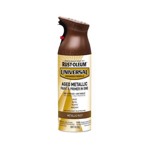 دهان رش يونيفيرسال مقاوم للصدأ بتأثير الصدأ الطبيعي من Rust-Oleum