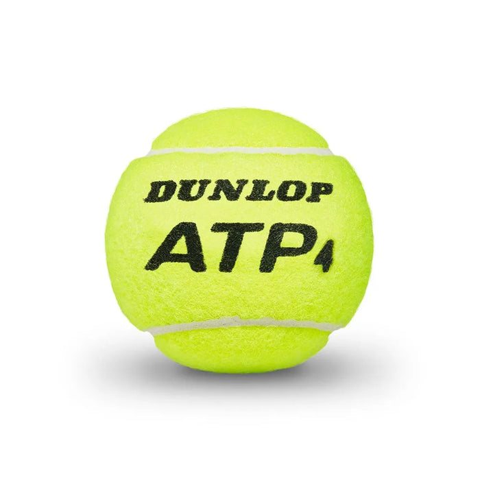 طقم كرات تنس أرضي من DUNLOP، قماش عالي الجودة، متانة وقفز دقيق للعب ممتع