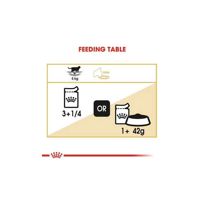 طعام رطب صلصة لقطط البريطاني قصير الشعر، 12×85غ من ROYAL
