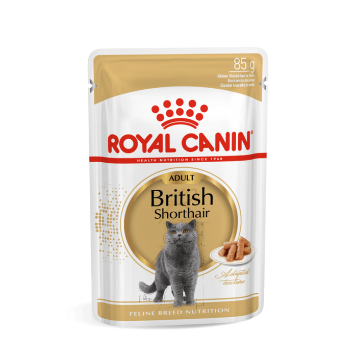 طعام رطب صلصة لقطط البريطاني قصير الشعر، 12×85غ من ROYAL