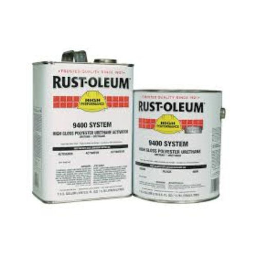 طلاء عزل بوليستر يوريثان نظام 9400 لون أبيض للاستخدام الخارجي من Rust-Oleum
