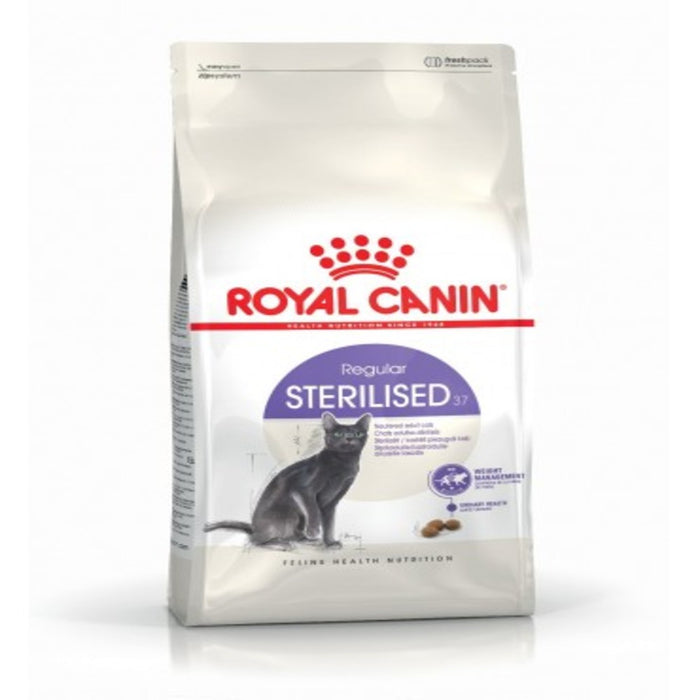 طعام جاف للقطط المعقمة للحفاظ على وزن مثالي ودعم الجهاز البولي، 15 كجم من Royal Canin