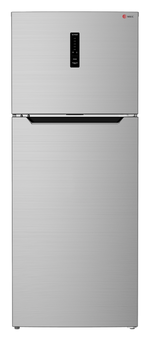 ثلاجة MEC إنفيرتر 448 لتر فضي بتصميم بدون صقيع وتحكم إلكتروني من MEC