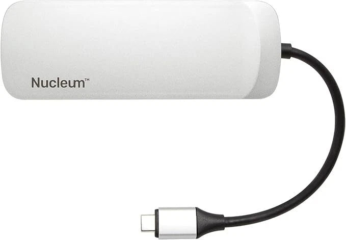 موزع منافذ USB-C نوكليوم كينغستون Nucleum بـ 7 منافذ مع منفذ HDMI 4K وقارئ بطاقات SD من Kingston