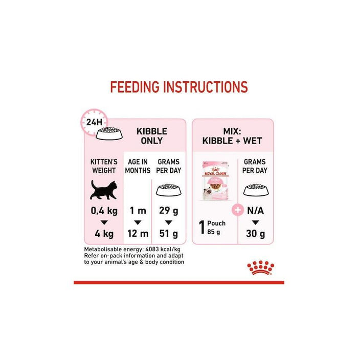 طعام جاف للقطط من عمر 4 أشهر، 400غ من ROYAL