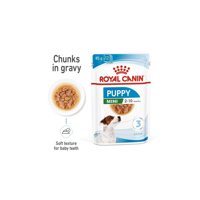 طعام رطب صلصة لجِراء السلالات الصغيرة، 12×85غ من ROYAL