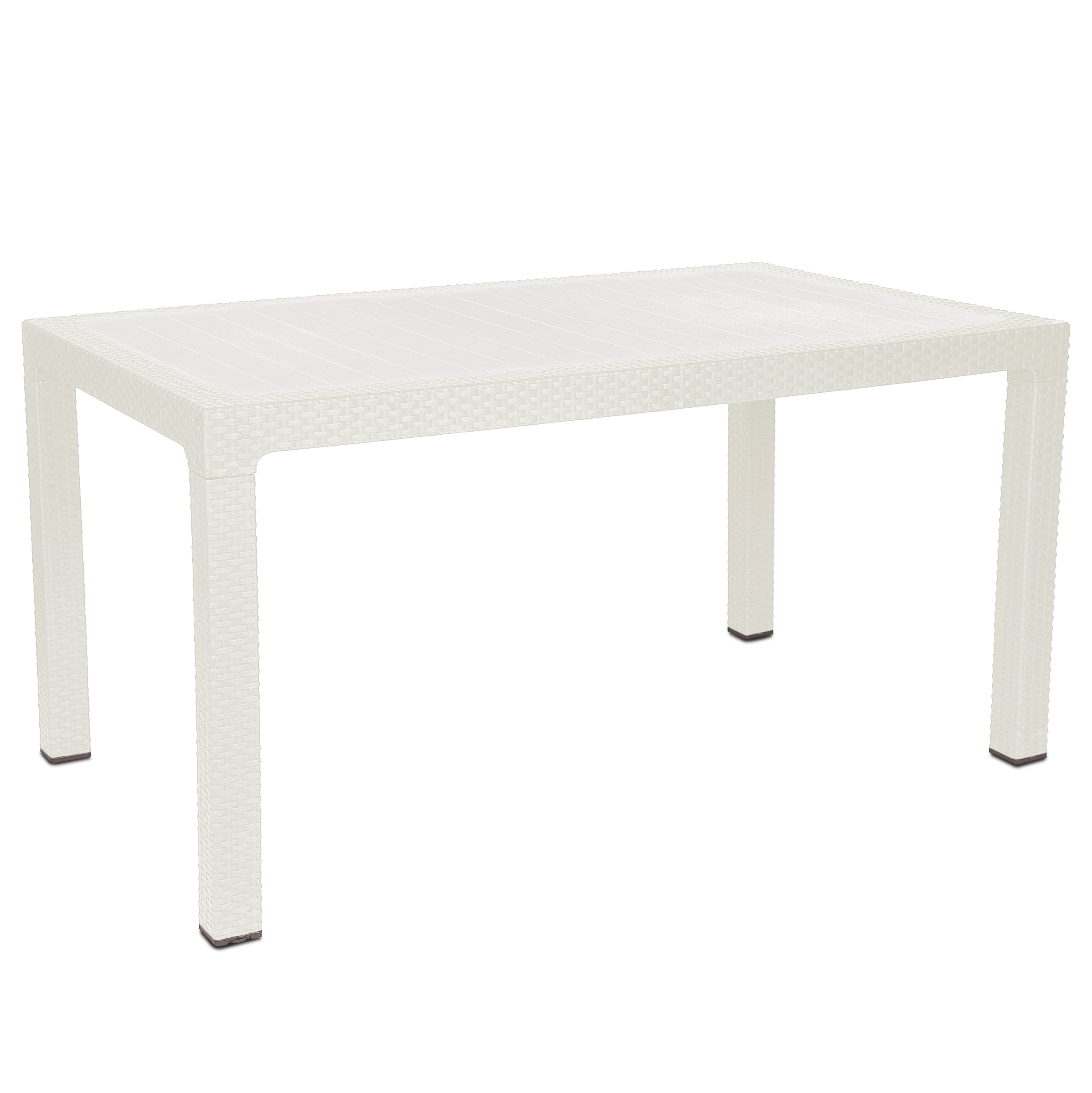 Samba Plastic Rectangular Rattan Table - Indoor & Outdoor Use Samba Plastic Rectangular Rattan Table - Indoor & Outdoor Use