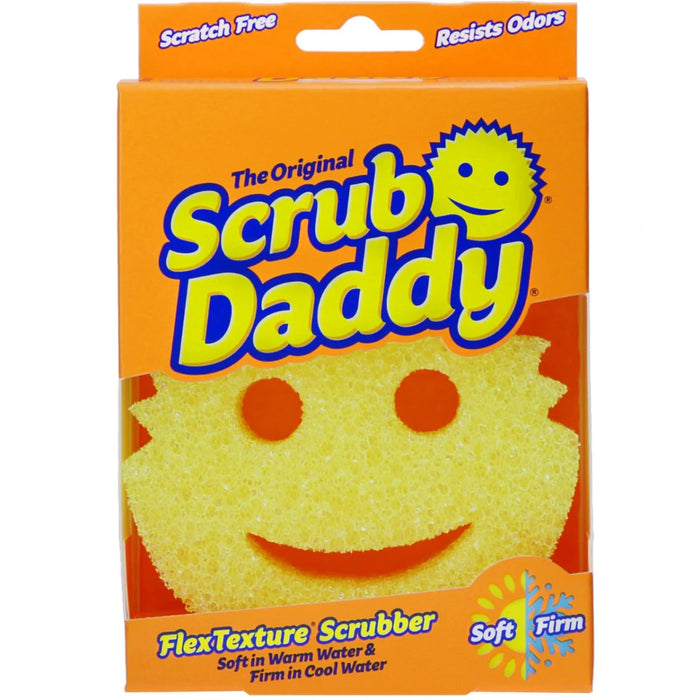 إسفنجة سكراب دادي الأصلية لتنظيف الأطباق والأسطح بفعالية وأمان من Scrub Daddy