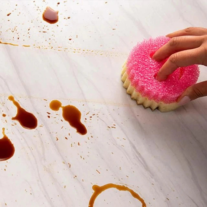 إسفنجة سكراب مومي مزدوجة الجوانب لتنظيف الصحون والأسطح بدون خدوش من Scrub Daddy