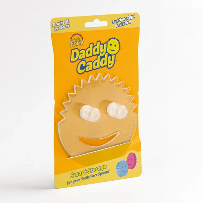 حامل ومنظم سكراب دادي الذكي لتخزين وتجفيف الإسفنج على الأحواض من Scrub Daddy