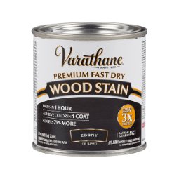 صبغة خشب سريعة الجفاف فاراثين (Varathane) لون أبنوس (إيبوني) سعة 1/4 ليتر من Rust-Oleum