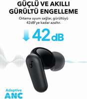 سماعات Soundcore R50i NC أسود بتصميم أنيق من Anker