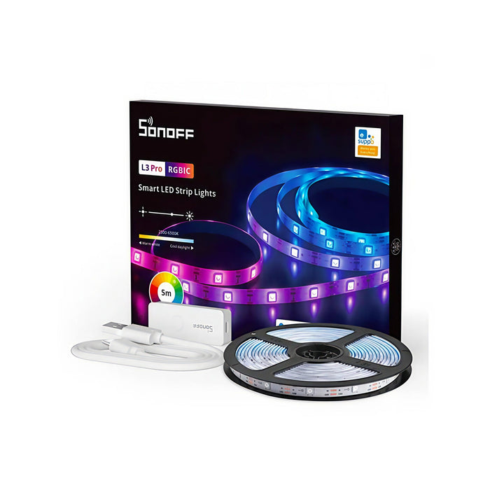 SONOFF L3 Pro RGBIC Smart LED Strip Lights - 5M