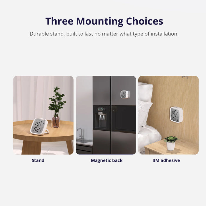 حساس الذكي لدرجة الحرارة والرطوبة بشاشة LCD من سونوفSONOFF