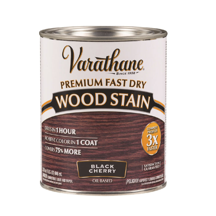 صبغة خشب سريعة الجفاف فاراثين (Varathane) لون كرزي أسود سعة 1/2 ليتر من Rust-Oleum