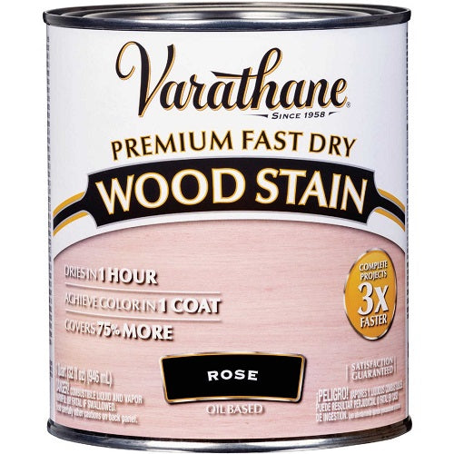 صبغة خشب سريعة الجفاف فاراثين (Varathane) لون روز سعة 1/4 ليتر من Rust-Oleum