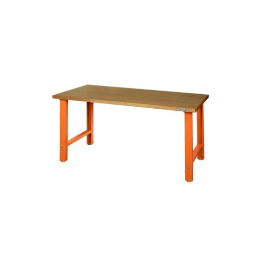 طاولة عمل وجه 150CM MDF من BAHCO بتصميم برتقالي وقابلية تعديل الارتفاع