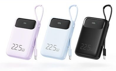 باور بانك 10000 مللي أمبير مع كابل شحن USB-C يدعم الشحن السريع PD وQC من Mcdodo