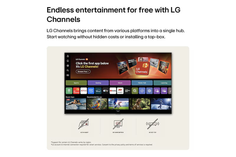 تلفزيون LG NANO 4K UHD AI NU84 Smart TV 2026 الذكي مقاس75 بوصة