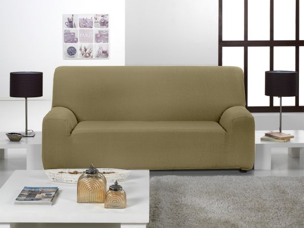 غطاء صوفا مفردة مطاطي من ARMN - بيج