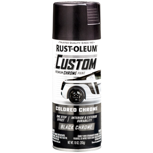 دهان رش سيارات كروم أسود لمظهر مميز من RUST-OLEUM