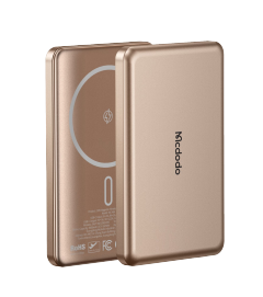 باور بانك لاسلكي معدني رقيق جداً 5000mAh 20W مغناطيسي شحن سريع وأنيق من Mcdodo