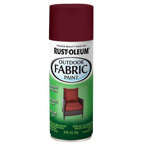دهان رش للأقمشة الخارجية لون أحمر داكن سعة 12 أونصة من Rust-Oleum