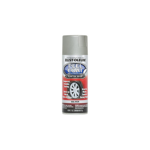 دهان رش مطاطي للسيارات قابل للتقشير لون فضي سعة 11 أونصة من Rust-Oleum