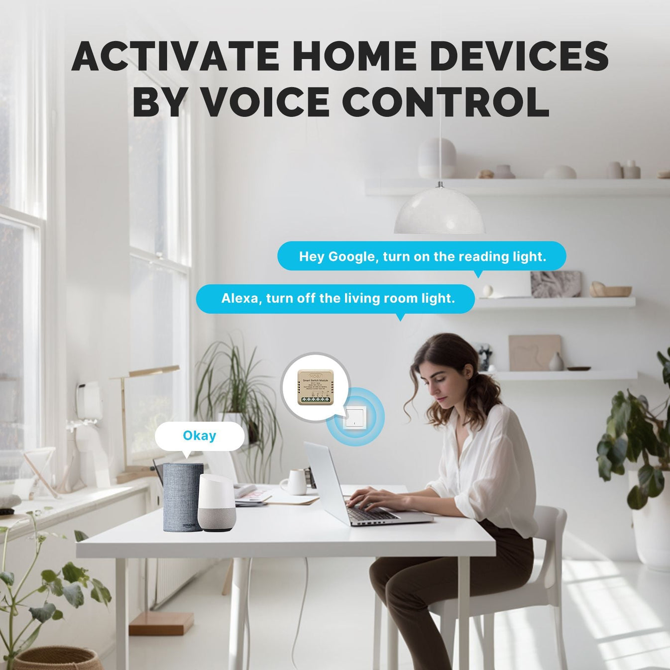 Small Hidden Smart Switch - 16 Amp - Wi-Fi Small Hidden Smart Switch - 16 Amp - Wi-Fi