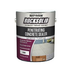 طلاء دهان عزل مائي شفاف للخرسانة والحجر سعة 1 جالون من Rust-Oleum