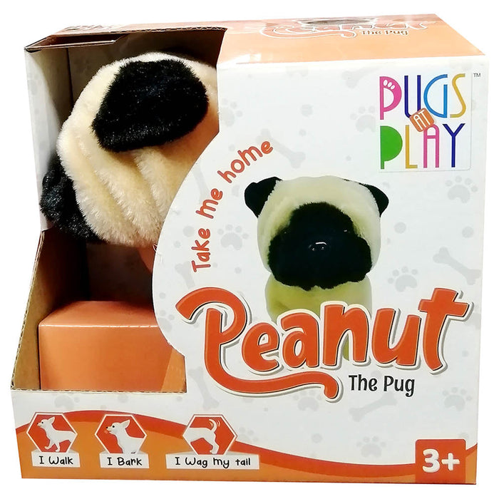 دمية الكلب بيغو المشّاءة والتفاعلية 16.5×9×15 سم من Pugs At Play
