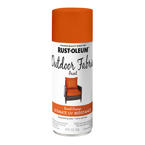دهان رش للأقمشة الخارجية لون برتقالي مقاوم لأشعة الشمس من Rust-Oleum