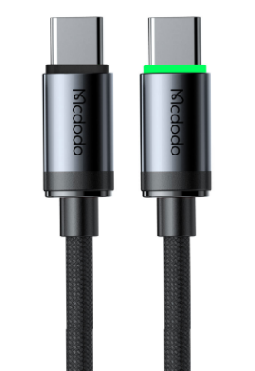 كابل USB-C إلى USB-C بقوة 60 واط بطول 1م لشحن سريع ونقل بيانات موثوق من Mcdodo