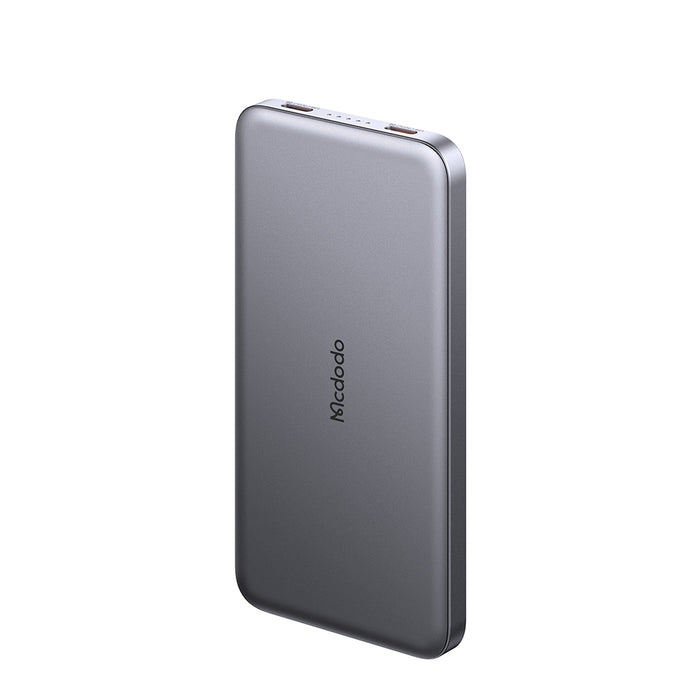 باور بانك معدني فائق النحافة 10000mAh بقوة 20W لساعات شحن متعددة من Mcdodo