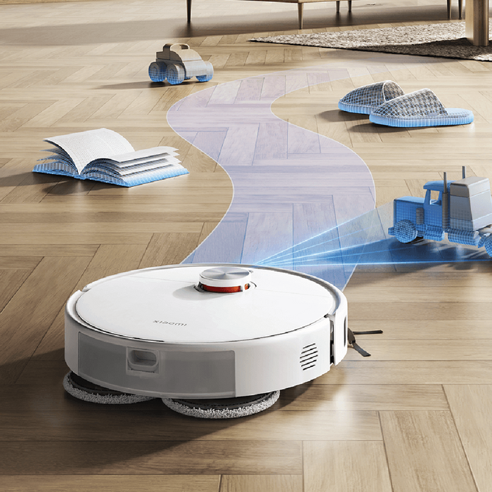 مكنسة روبوت شاومي S40 EU بقدرة شفط 10,000 باسكال وبطارية 5200 مللي أمبير