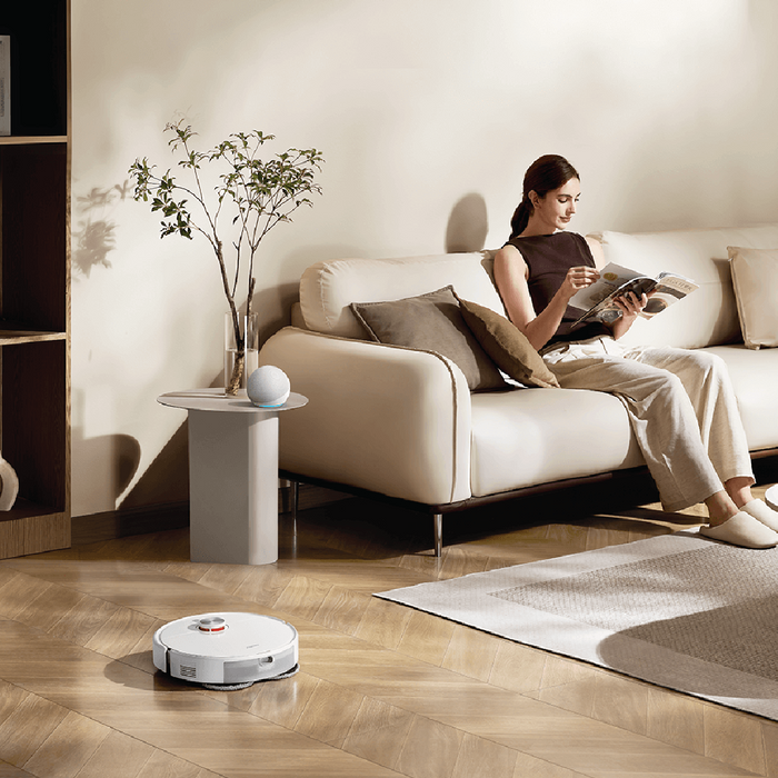 مكنسة روبوت شاومي S40 EU بقدرة شفط 10,000 باسكال وبطارية 5200 مللي أمبير