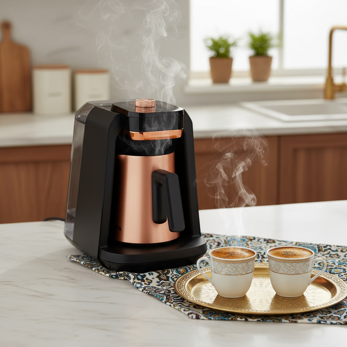 ماكينة تحضير القهوة التركية أرزوم أوكّا 710 واط تحضير أوتوماتيكي