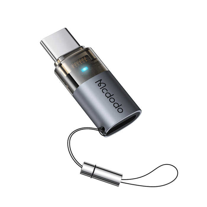 محول شاحن Lightning إلى USB-C بقوة 60 واط مع مؤشر وحبل حمل للمحمول من Mcdodo