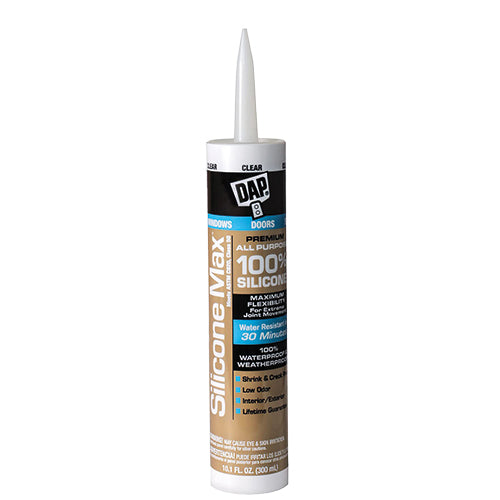 سيليكون ماكس شفاف للماء (مطابق ASTM C920) من Rust-Oleum