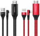 كابل Lightning إلى HDMI بطول 2 متر يدعم دقة 4K وتصميم بزاوية 90 درجة من Mcdodo