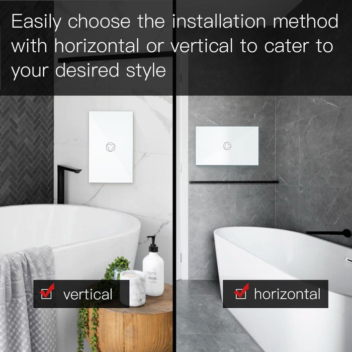 زغبي -مفتاح ذكي - بويلر - US Type - ابيض